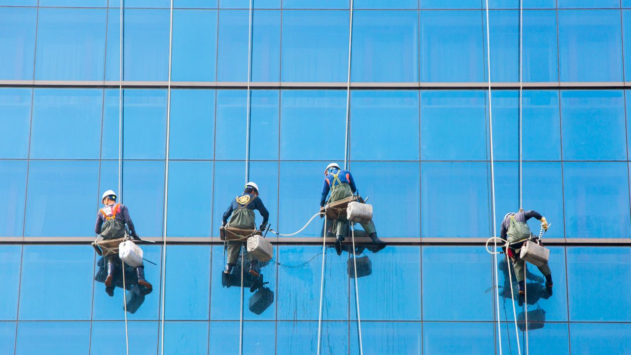 High Rise Window Cleaning Process High Rise Window Cleaning | Busy Bee