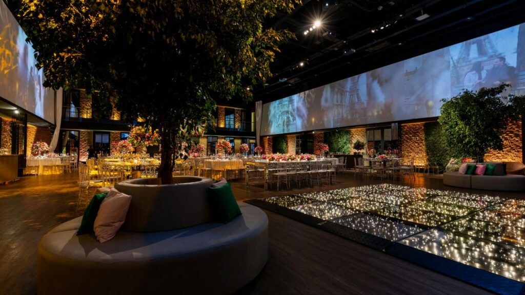 high-end-event-venue-with-string-lights-and-trees