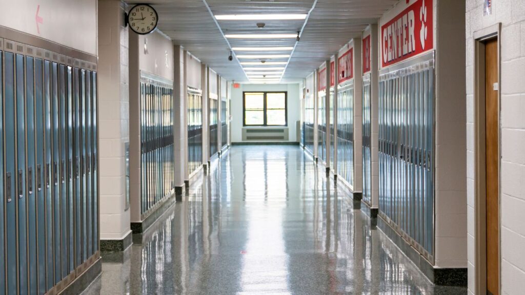 school hallway