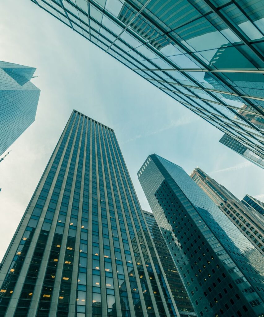 office-buildings-seen-from-ground-up